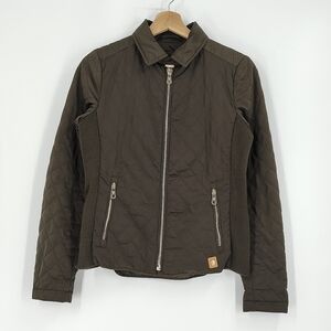 Massimo Dutti Quilted Zip Jacket
